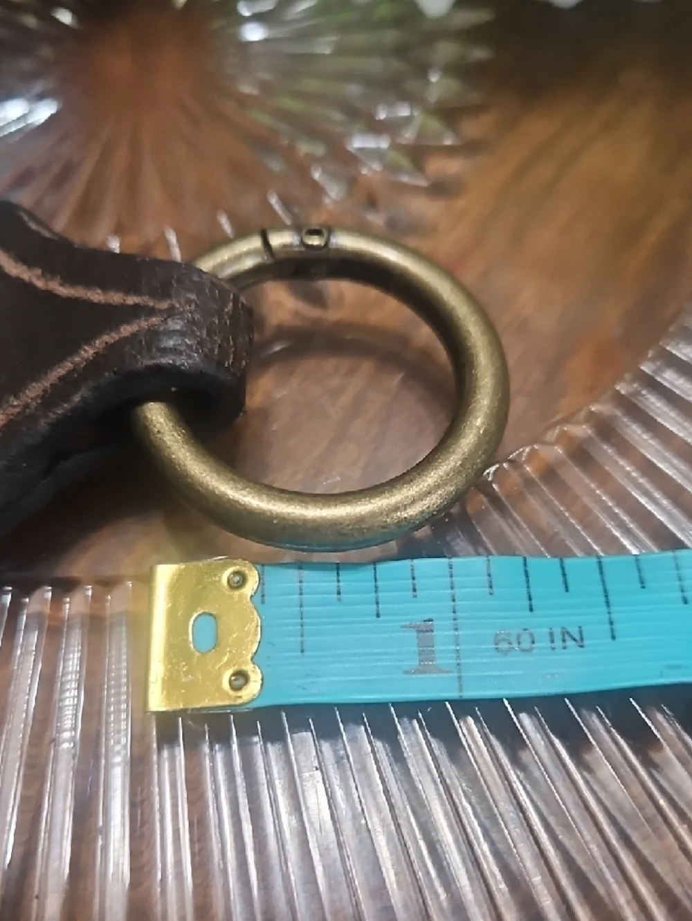 Hand Crafted Tooled Genuine Leather Key Chain NEW Personalized CUSTOM per Order